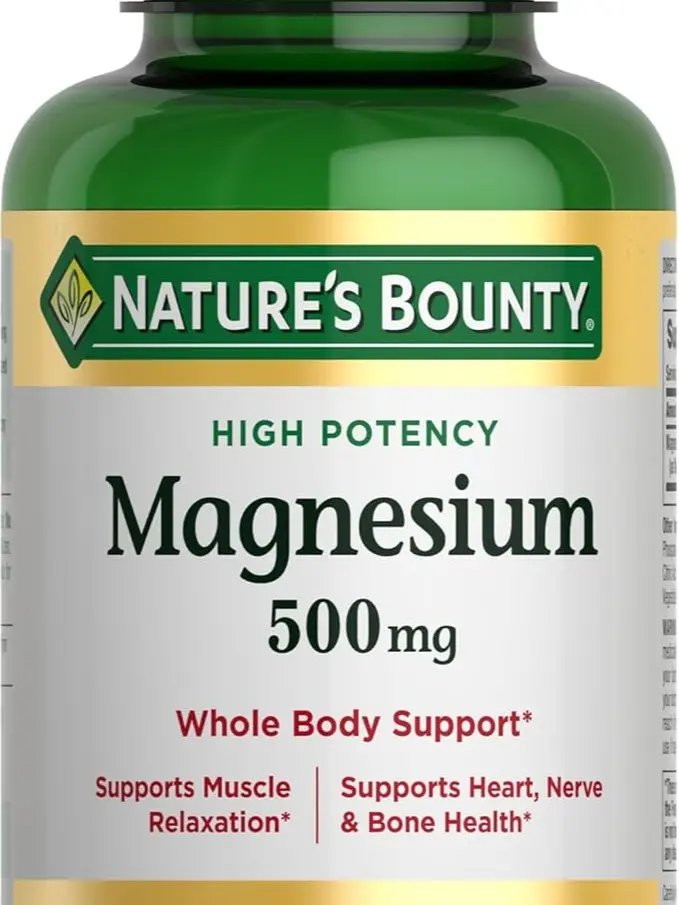 Magnesium, Bone and Muscle Health, Whole Body Support, Tablets, 500 Mg, 200 Ct