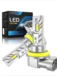 2Pcs 50000LM H8 H11 LED CSP Chip Fog lights Bulb HB4 9006 9005 HB3 LED Lamp Headight for BMW Toyota 6000K White