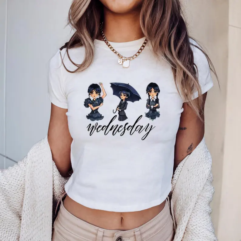 WEDNESDAY - Officially Licensed - wednesday addams, tv show - Classic Babytee for Women