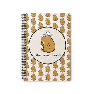 Funny Capybara Notebook – “I Think Mine’s Broken” Journal