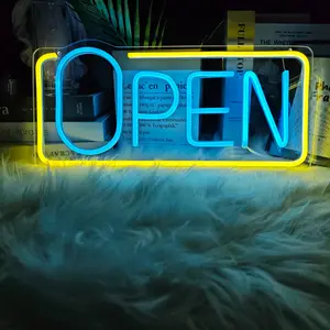 Adjustable Brightness USB Powered Open Signage, Ideal for Storefronts & Bars, Enhance Your Business Presence, Durable Design