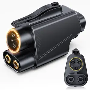 CCS Adapter, NACS to CCS1 Tesla Charger Converter, 250kW DC Fast Charging for Supercharger V1/V2/V3/V4, Compatible with Ford, Rivian, GM, Volvo, Polestar  A1