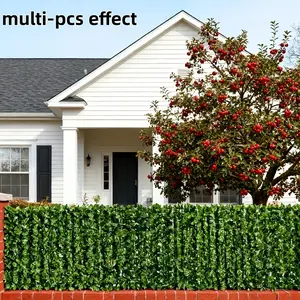 100x50cm Artificial Ivy Leaf Privacy Fence, Rollable Greenery Screen for Balcony, Patio, Wall Decoration, Easy Installation, Durable Material