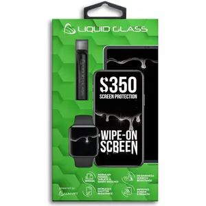 Liquid Glass Screen Protector with $350 Screen Repair Coverage Scratch Resistant Wipe On Invisible Protection for All Phones Tablets Smart Watches - Universal