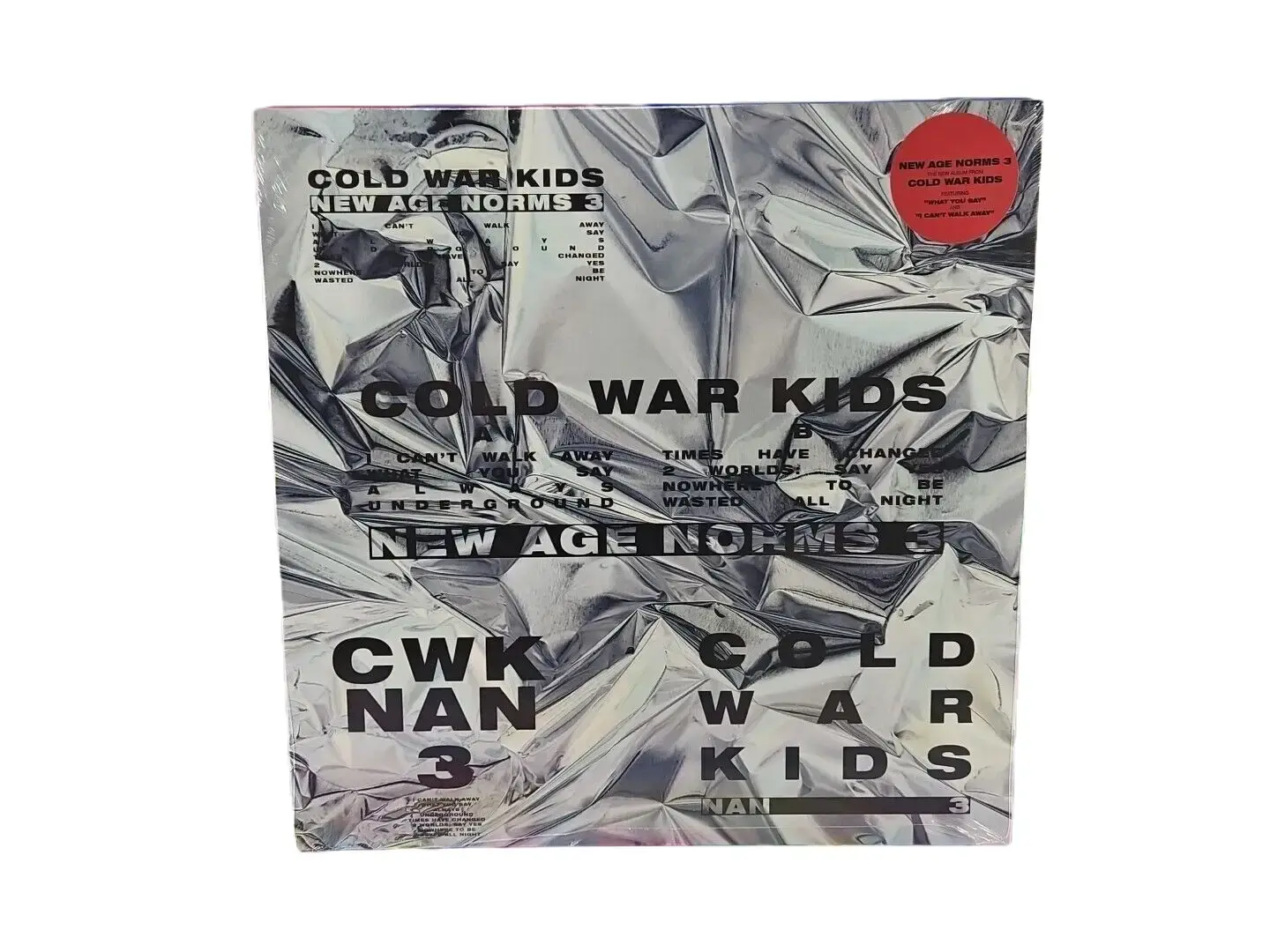 Cold War Kids - New Age Norms 3 (Record, 2021, AWAL) Neon Yellow, New Sealed