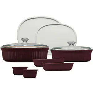 CorningWare® French Colors 10-piece Bakeware Set, Cabernet