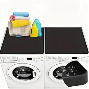Silicone Washing Machine & Dryer Top Protector Pad, 1 Count Non-slip Quick Dry High Absorbency Cover, Durable Home Appliance Mat