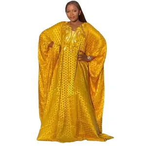 Abayas For Women Dubai Luxury 2025 African Muslim Fashion Dress Caftan Marocain Evening Party Dresses Boubou Robe Djellaba Femme Maxi Formal Polyester Material with Headscarf Included