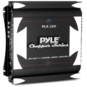 2 Channel Car Amplifier 1400W High Power MOSFET Audio Sound