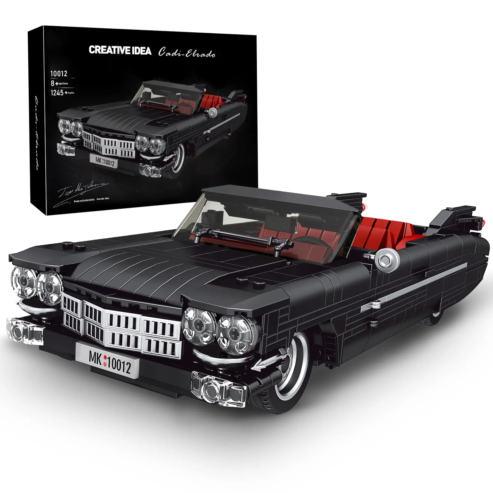 Mould King 10012 1:14 Scale Sports Car Model Set for Kids Ages 8+ & Adults Enthusiasts 1245 Pieces
