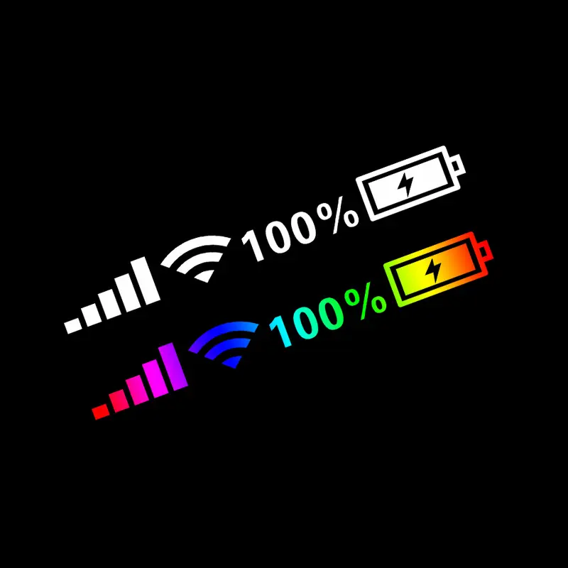 Car WiFi signal power 100% personalized sticker reflective color change car sticker car decal decoration accessories
