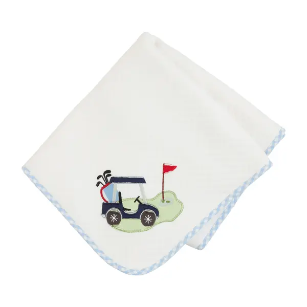 Mud Pie Golf Quilted Blanket
