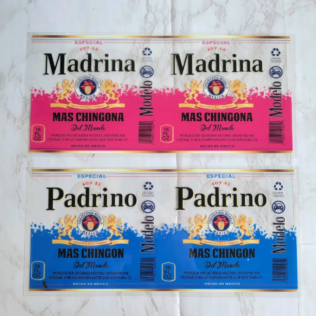 Madina Padrino Chicano UVDTF Libby Glass Cup Transfer