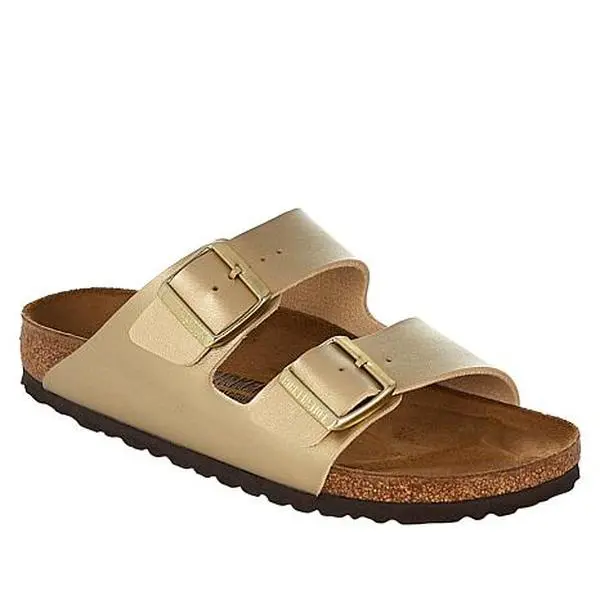 Birkenstock Arizona Gold Birko-Flor Sandal Birkenstock Arizona Gold Birko-Flor Sandal