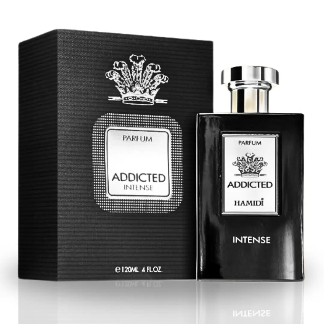 Hamidi Addicted Intense EDP Spray, 120ML (4 oz) - Men's Long-Lasting, Vitalizing Fragrance (Beauty & Personal Care)