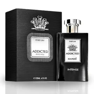 HAMIDI ADDICTED INTENSE EDP Spray 120ML (4 OZ) By Hamidi | A Long Lasting And Vitalizing Fragrance.