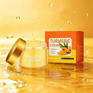 Turmeric Cream 50g – Brightening Moisturizer for Acne-Prone Skin, Daily Face Cream for Glowing Skin, Natural Skincare for Dark Spots & Dullness