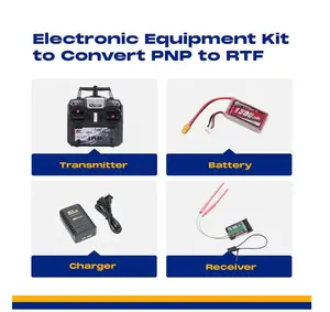 Electronic Equipment Kit to Convert PNP to RTF (1300mAh Battery with XT60 Plug、This kit is for 1220mm Ranger V2, 1220mm Super EZ, 2300mm FOX)
