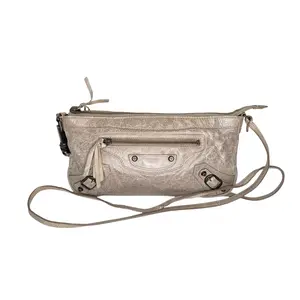 Pre-owned Balenciaga Leather Shoulder Bags Motocross Giant Hip Crossbody Bag (2260000776369)