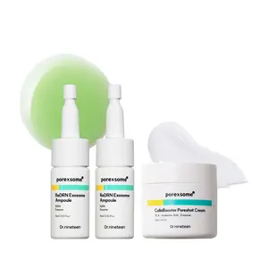Dr.nineteen PoreXsome ReDRN Ampoule & CollaBooster Poreshot Cream, Pore Tightening & Firming, Korean Skincare