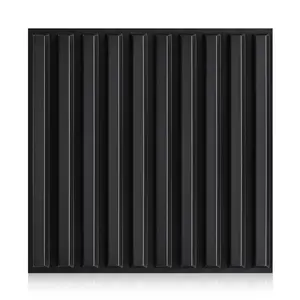 FLOLEOPA PVC Plastic 3D Wall Panels, Waterproof and Fire-Resistant, 11.8x11.8 inches, Approx. 1mm Thickness. Ideal for Living Rooms, Bedrooms, Hotels, Offices, Game Rooms, and TV Feature Walls. Modern Home Decor Vinyl. Includes Installation Accessories.