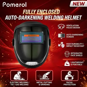 Green Auto Darkening Welding Helmet – Solar Powered TIG MIG ARC Hood, Adjustable Shade 4/9-13, Vented Hard Hat with LED Light, Plasma Cutting & Grinding Ready