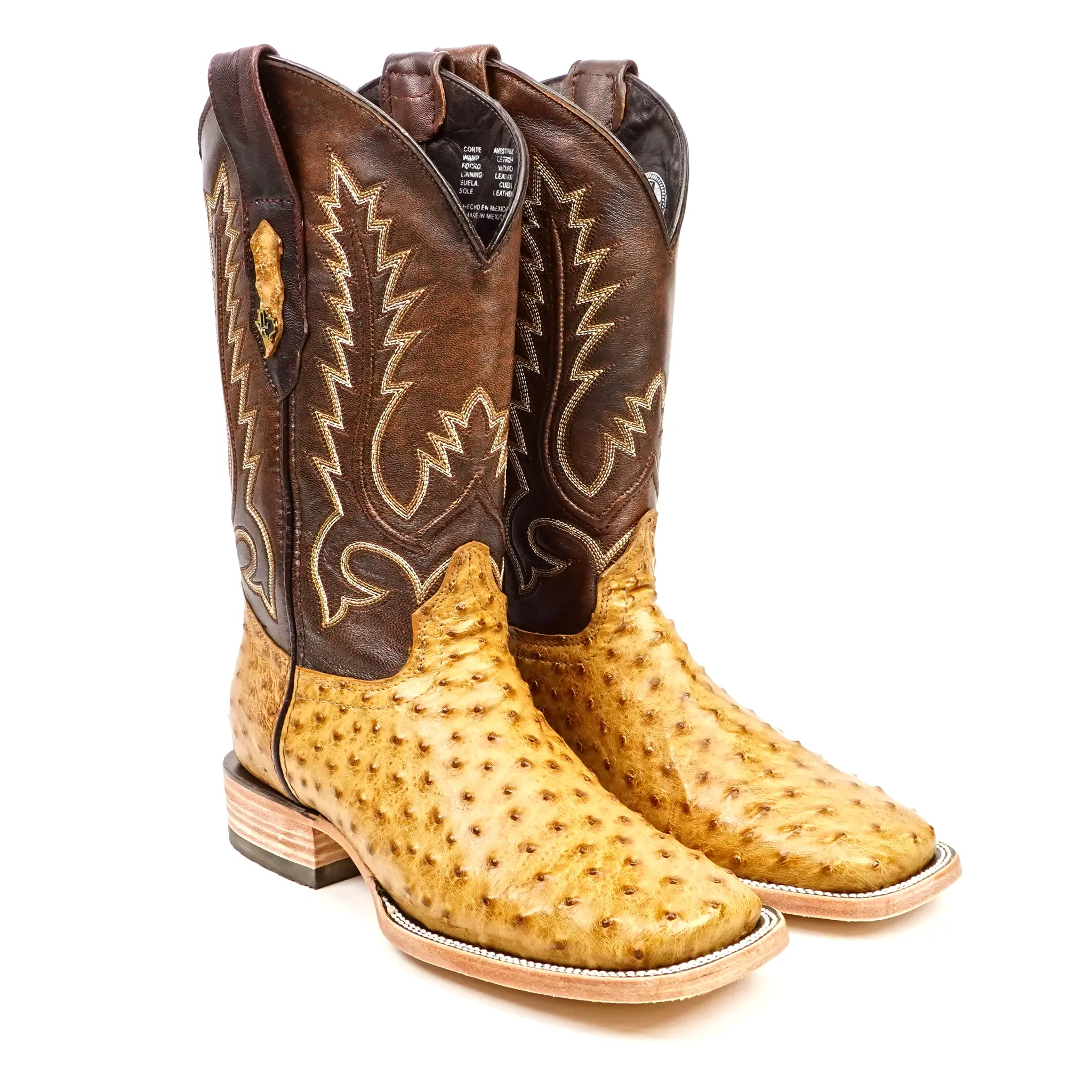 Austin Cowboy Boots - Fawn - Square Toe
