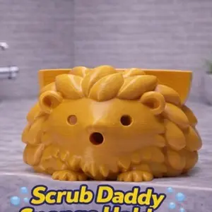 Hedgehog Scrub Daddy Holder - Unique Design for Holding Scrub Daddy Sponge - Perfect for Kitchen Organization