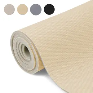 Auto Headliner Synthetic Leather Fabric Upholstery ceiling Suede Backing FABRIC Multi-color Upholstery Material – 60" Flat Knit, 1/8" (3mm)   with  Foam Backed, Sold by the Yard, for Auto Car Roof Dashboard Door Panels Trunk Repair
