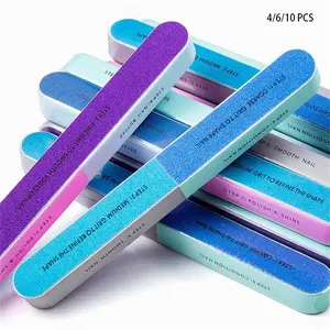 ✨ 7-in-1 Nail File and Buffer Block, Professional Nail Buffing File Block for Shaping/Smoothing/Buffing/Finishing Natural Nails, Suitable for Professional Manicure and Gentle Polishing