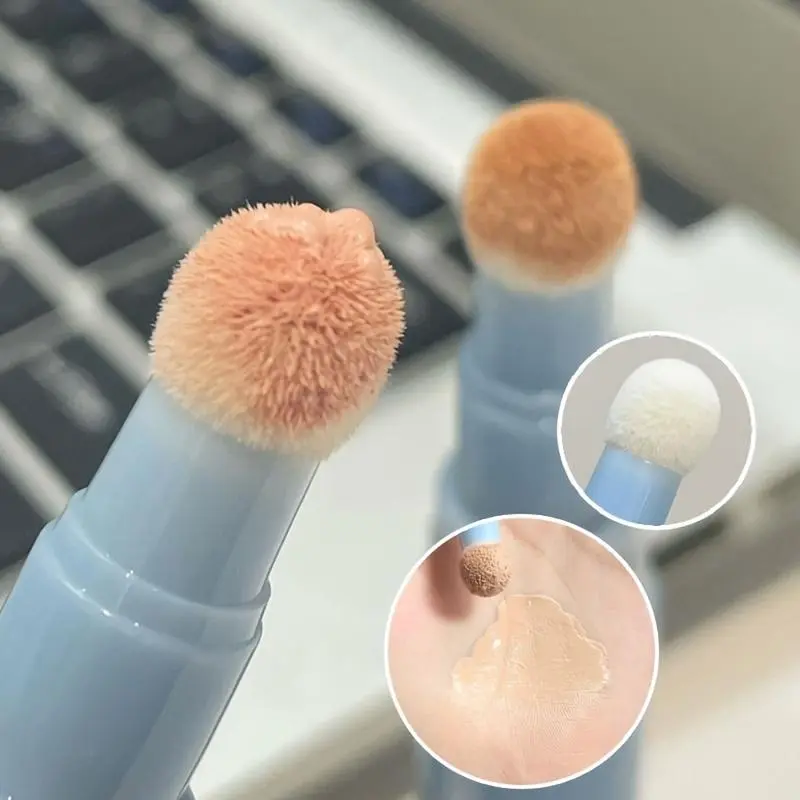 HERORANGE Thin Concealer Cream Air Cushion Sponge Head Concealer Pen Brighten Crowns Cover Spots Dark Circles Conceals Blemishes Hydrating Long Lasting Coverage SPF Makeup Flawless Hydrate Moisturize Moisture