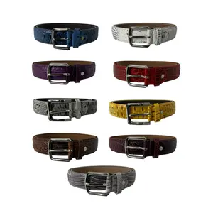 Crocodile texture belt/ NOT Leather/ fashion belts/ texture belts