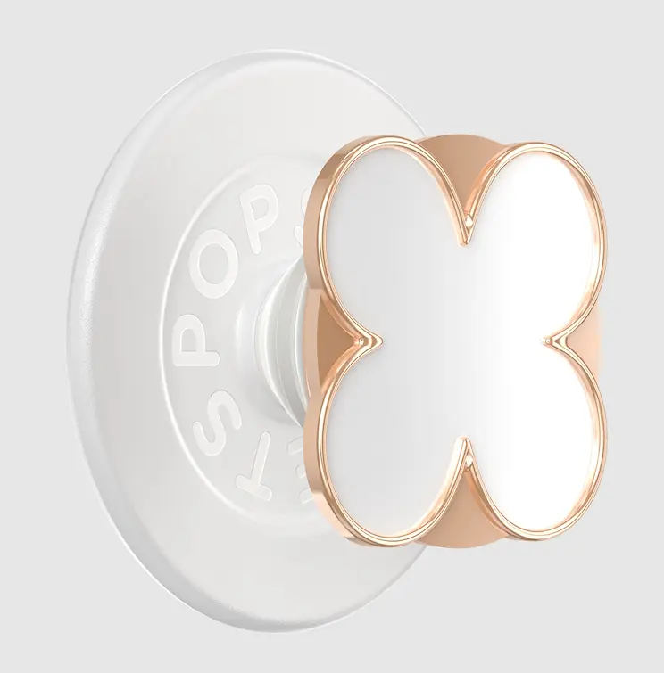 PopSockets Enamel Clover Magnetic MagSafe PopGrip - Smart Phone Stand, Mobile Mount, Cellphone Accessory, Tech Accessory