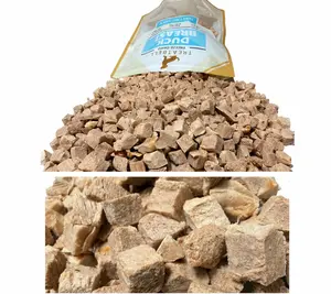 5.5oz Pure Duck Breast Freeze-Dried 155g, Healthy, Not Ground or Compressed, Grain-Free, High-Protein, Single-Ingredient Dog Treats , Cat Treats , Training Treats, puppies and kittens friendly