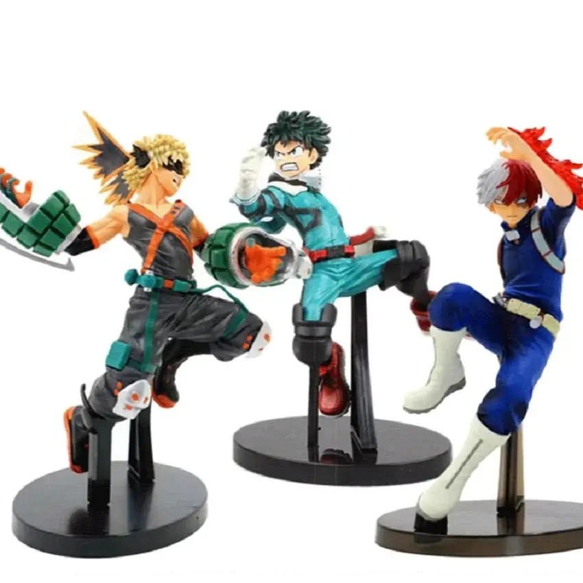 Anime Figure Shoto Bakugou Boku Izuku Duke Pvc Action Figures Anime Character Gift Collection Series