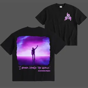 I WANNA CHANGE THE WORLD T-Shirt, Hip Hop Rapper Hoodie Tour Concert Hoodie Men's Hip Hop Fashion Pullover Sweatshirt Unisex Casual Long Sleeve Hooded Gothic Streetwear, Hoodie for Rap Music Lovers, Casual Wear Unisex Graphic Pullover