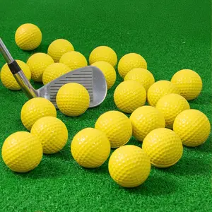 24 Pack Foam Golf Practice Balls, Realistic Feel and Limited Flight, Soft for Indoor or Outdoor Training