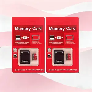 The micro tf memory card comes with an adapter. The Micro SD card is compatible with the vehicle's GPS map storage, supports wireless security camera recording and dashcam footage, and is compatible with both mobile phones and PC devices micro tf micro sd