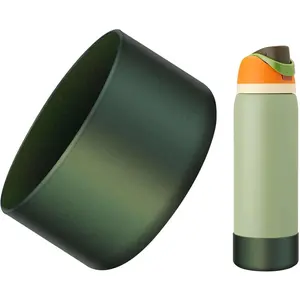 Chameleon Silicone Water Bottle Boot, Compatible with Owala 24oz 32oz 40oz, Gradient Matte Luster Cup Sleeve Bottom Cover for FreeSip, Twist, or Flip Stainless Steel Water Bottles Drinkware
