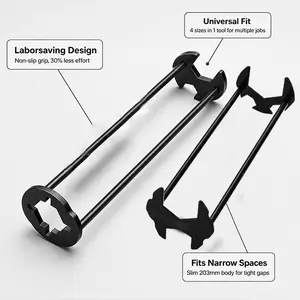 The Ultimate 7-in-1 Plumbing Wrench Kit (2 Pack) - Multifunctional Faucet & Sink Installer Tool - Universal Four-Prong Hex Tool Compatible with PVC/PEX/CPVC Plumbing