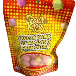 FREEZE DRIED STAR CRUNCHERS Candy sweet crunchy candies fruity snack