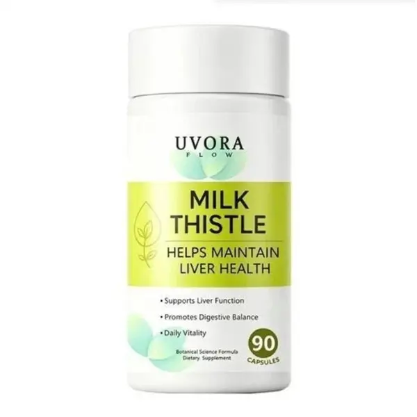 5x Uvora Milk Thistle Detox, Premium Herbal Supplement With Milk Thistle Extrac.