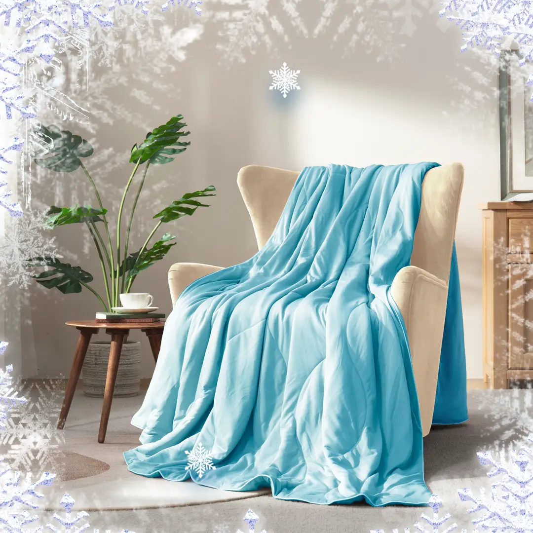 【Back To School】ELNIDO QUEEN Summer Cooling Comforter - Only 1* Comforter -Twin/Queen/King - Blanket for Hot Sleepers -All Season Bedding to Keep Cool