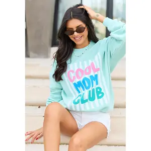 Cool Mom Club Mint Graphic Sweatshirt