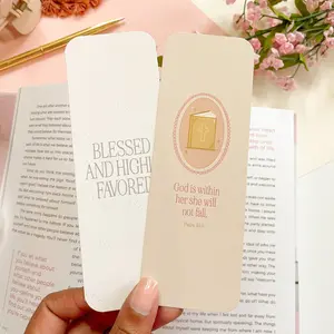 Bible Bookmark Set Bible Verse Bookmarks | Glossy UV Coated Finish, Double-Sided Design - God is within Her