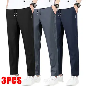 Men's Solid Color Pocket Drawstring Stretch Jogger Pants, Fitness Workout & Running Pants, Regular Fit Lightweight, Casual Street Style Joggers, Athletic Comfort Jogging Pants, Activewear Solid Color