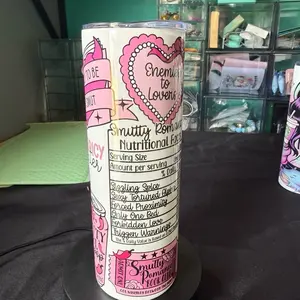Pink Bookish Smut Tumbler