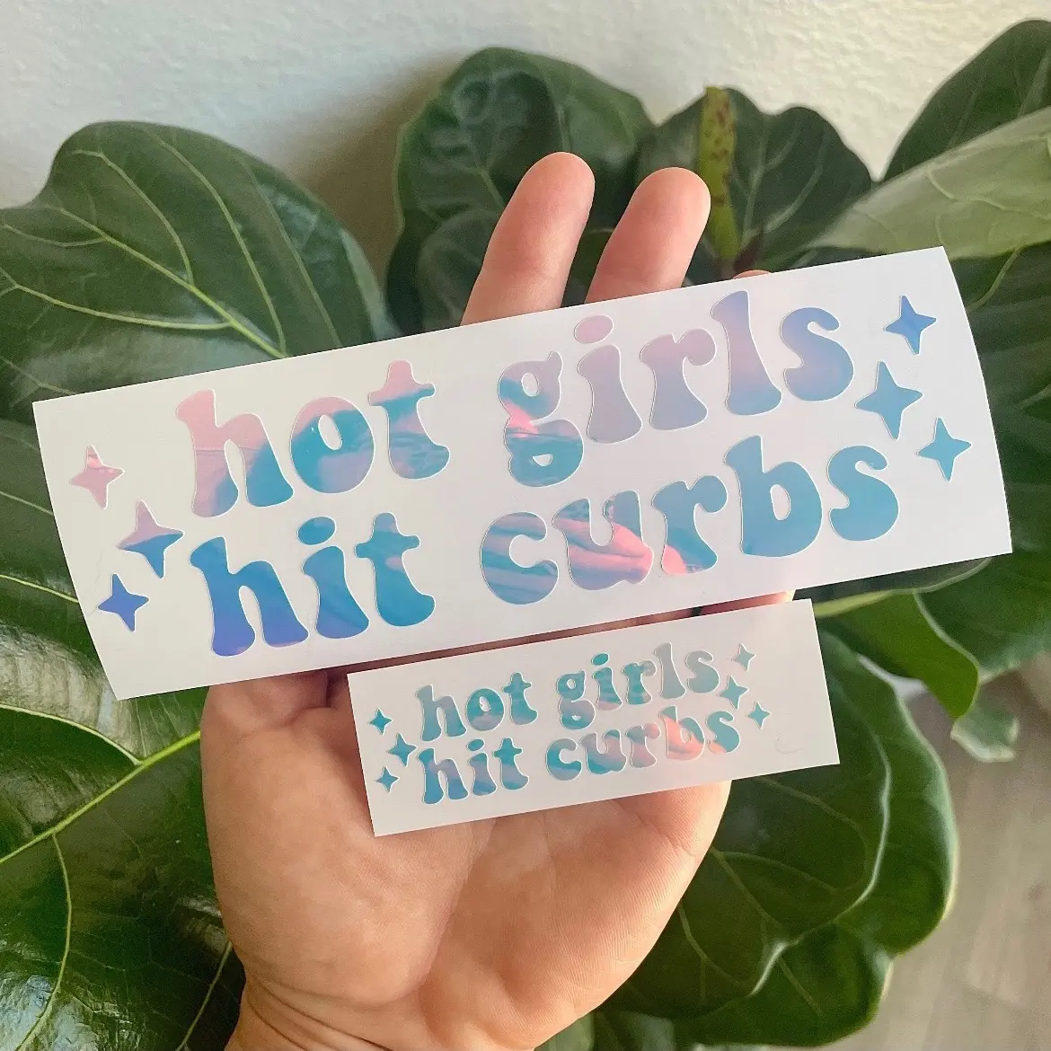 hot girls hit curbs bumper sticker hot girls hit curbs bumper sticker