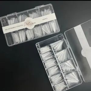 Soft Gel XXL Extremely Stiletto Nail Tips 500 Pc