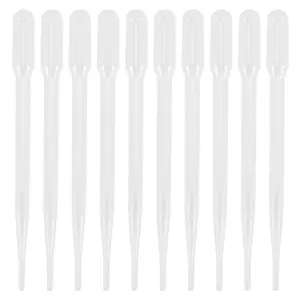 10pcs 3ML Disposable Plastic Eye Dropper Set Transfer Graduated Pipettes